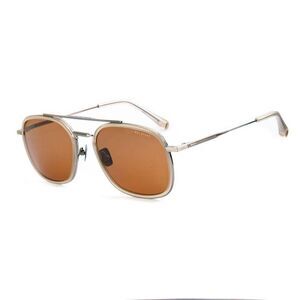 Belstaff Stainless Steel Frame Sunglasses Men Brown